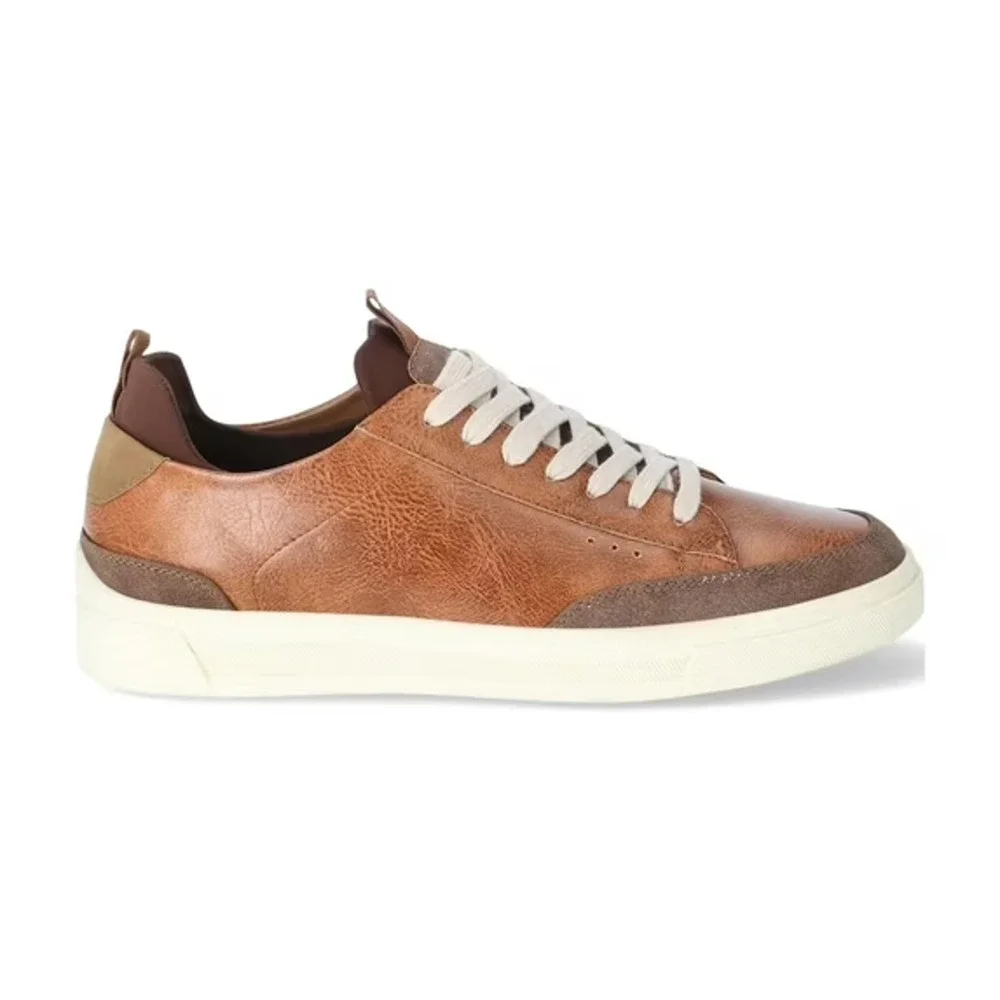 NWT NIB Madden NYC Men's Markk Court Casual Brown Sneakers Shoes Size 8